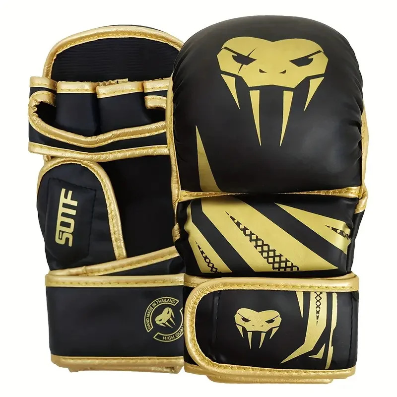 Boxing Glove Set - Gants de boxe professionnels MMA demi-doigt