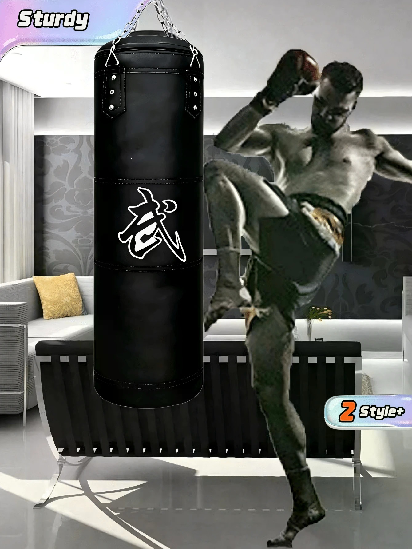 Boxing Glove Set - Ensemble de sacs de boxe suspendus