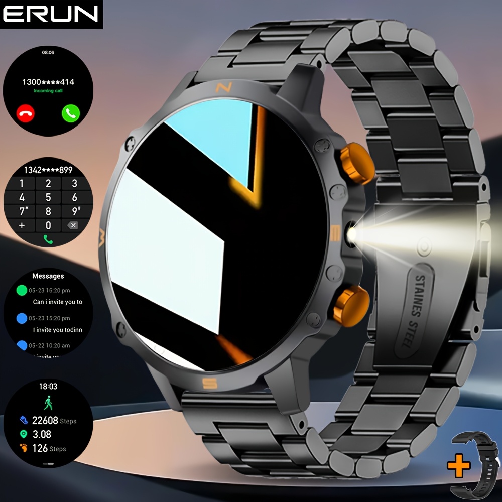 Sports Equipment In Spanish - Montre connectée pour homme, compatible avec