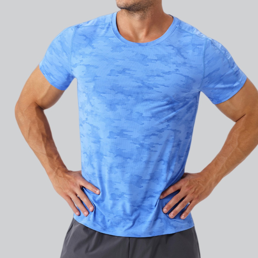 T-shirt à col rond pour hommes - Sports Equipment Logo avis et prix
