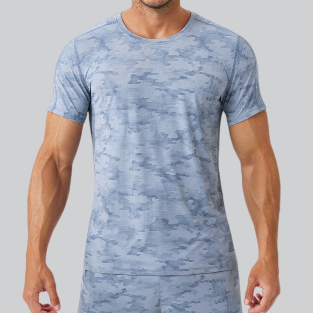 T-shirt à col rond pour hommes - Sports Equipment Logo avis et prix