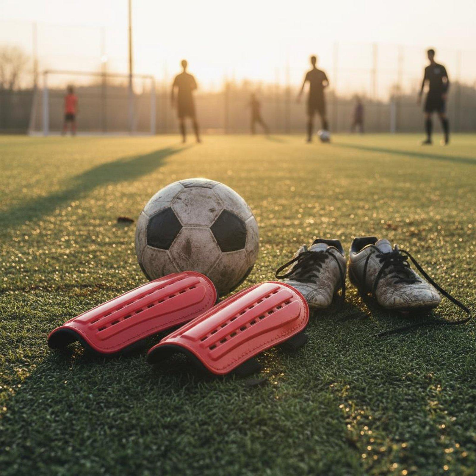 Protège-tibias de football ave - Sports Equipment Training avis et prix